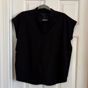 Figs Women's Classic Black Blouse